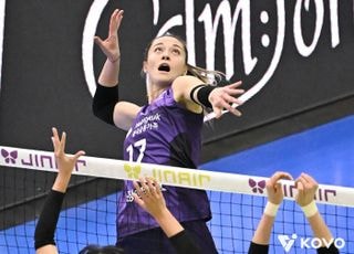 ‘레베카 28점’ 흥국생명, 2위 현대건설 꺾고 상위권 경쟁 합류