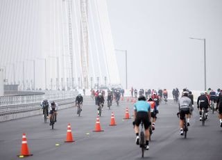 인천경제자유구역청, 제3연륙교 상부 최초 개방…듀애슬론 대회 개최