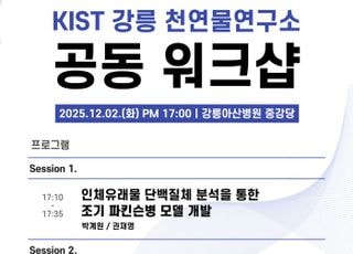 강릉아산병원, KIST 강릉분원 천연물연구소와 공동 워크숍 개최