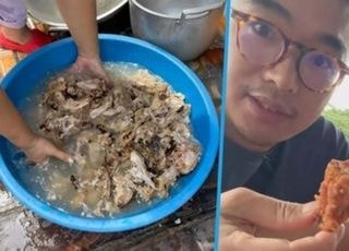 "쓰레기통서 꺼낸 닭을 씻어서..." 필리핀 '이 음식' 논란