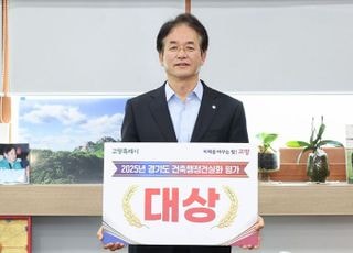 고양시, 건축행정건실화 평가 ‘대상’ 수상..건축행정 선도