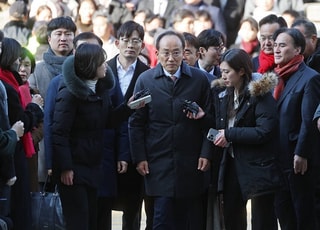 추경호 구속심사 출석…"정치 편향 없이 법원 공정 판단 기대"