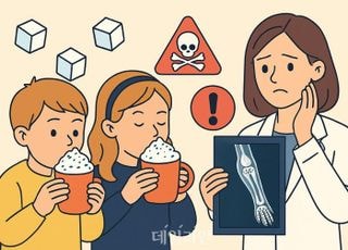 "아이들이 좋아하는 겨울 음료 'OOO', 뼈에는 독"