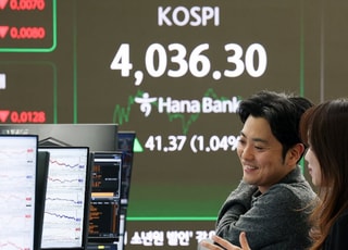 4000선 복귀한 코스피, 기관·외인 ‘사자’에 1% 올라 [시황]