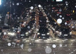 서울에 '첫눈' 내렸다...평년보다 2주 늦어