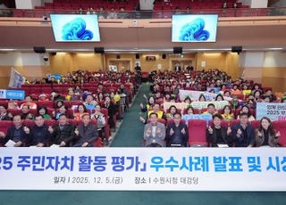 수원특례시, '주민자치 활동평가 우수사례 발표회' 개최