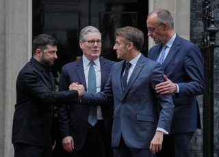 유럽 정상들 만난 젤렌스키 "러에 영토 양보, 용납 불가"