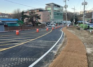 용인특례시, 고기교~고기초 후문 도로 재정비 마쳐