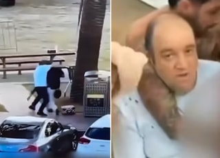 [영상] 맨몸으로 총격범 막은 40대男..."총 두 발 맞아"