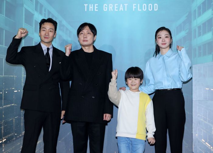 김다미·박해수, '대홍수' 속 인간의 본성을 마주하다 [D:현장]