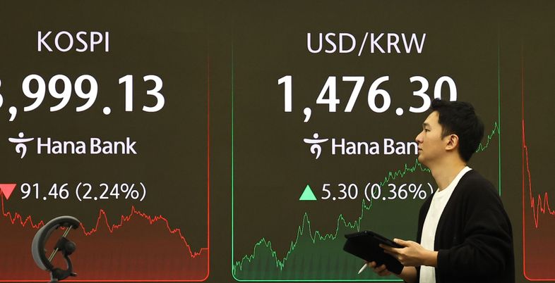 개미가 1.3조 샀는데…코스피 4000선 붕괴 [시황]