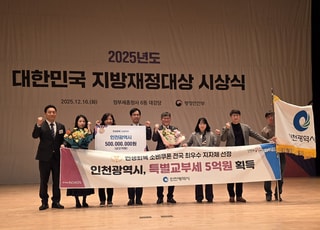 [인천소식] 인천시,‘민생회복 소비쿠폰’ 전국 최우수 지자체 선정