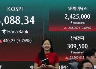 코스피, 삼전닉스 불기둥에 8000선 회복 [시황]