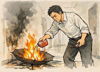 대전 서구 다세대주택 방화 미수, 50대 경찰 조사