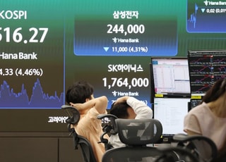 美 증시 약세 여파…코스피 4%대↓ 6510선 마감 [시황]