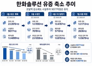 "속도보다 방향"…한화솔루션, 빚 감축 늦추고 성장 기반 지켰다