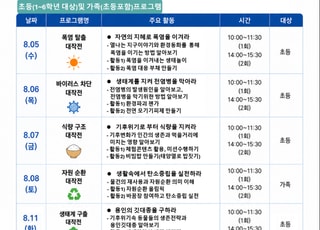 용인특례시, '지구를 구하는 가장 신나는 여름:기후위기 적응대작전' 참가자 모집