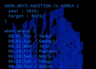 뉴진스 돌아온 어도어, 국내서 보이그룹 오디션 개최