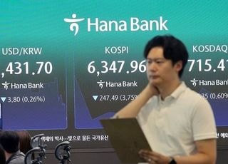 코스피 6300선도 위태…개인 2조 순매수에도 하락 [시황]