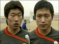 지성·영표 ´매서운 이란 측면 봉쇄!´